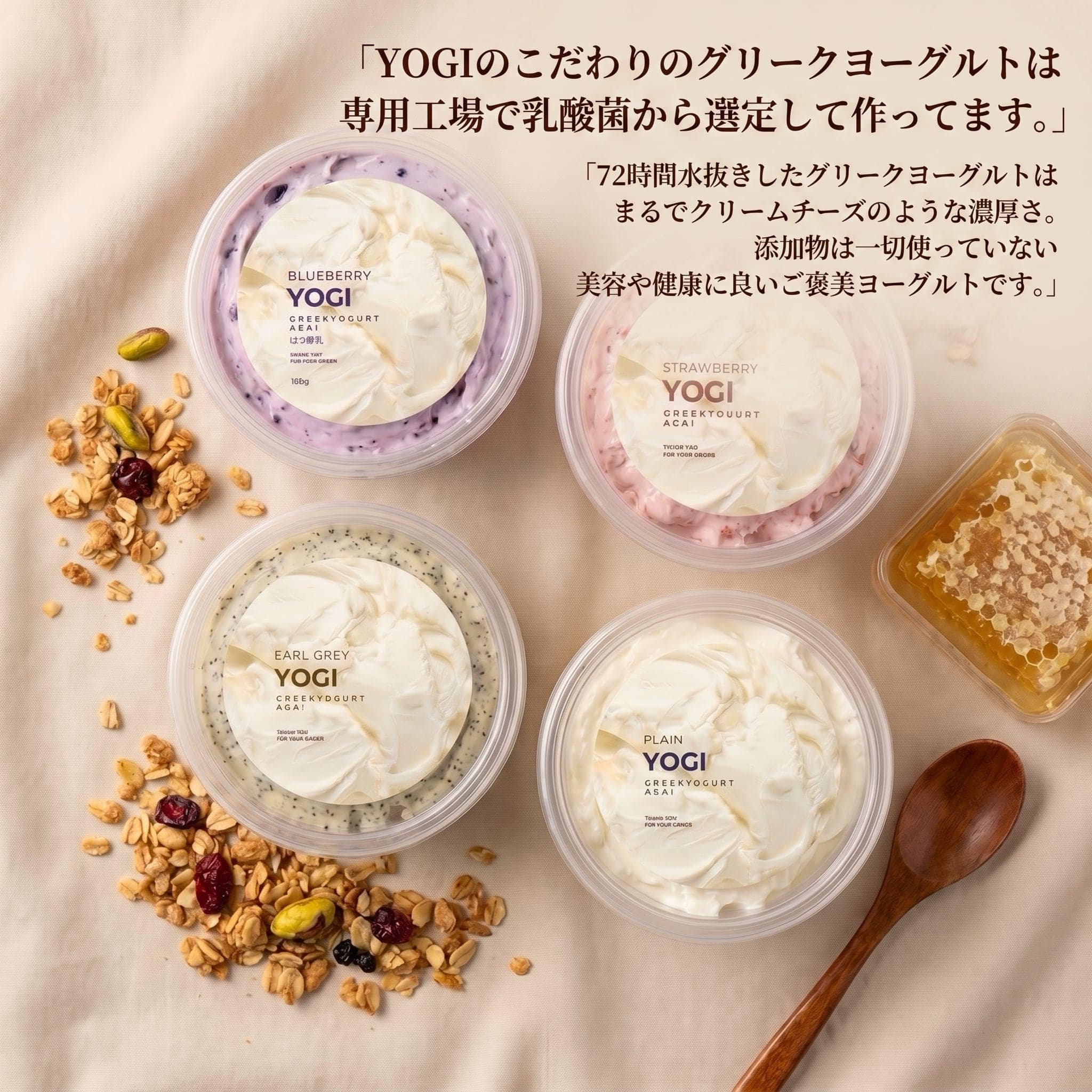 グリークヨーグルト ブルーベリー500g 2